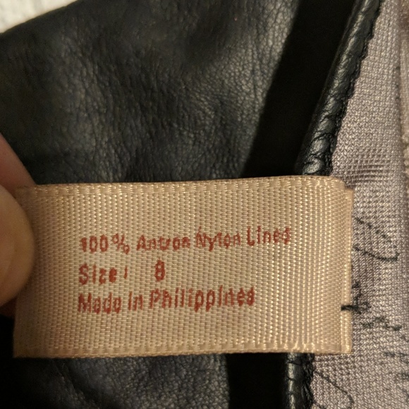 Ladies Anne Klein leather gloves - Picture 5 of 5